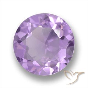 Ametista íris violeta Natural 4.05ct, Redondo, VVS-VS