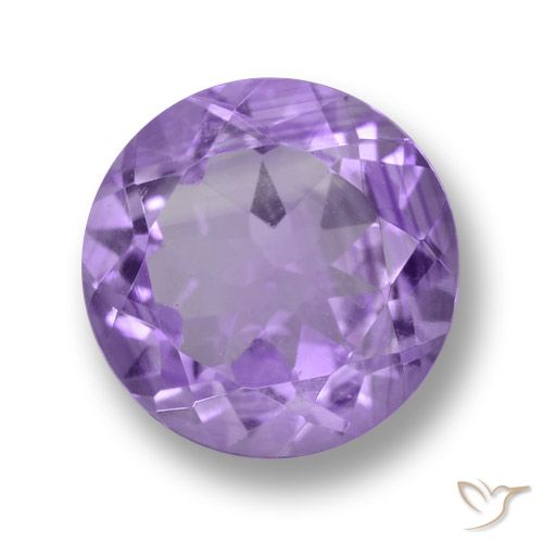 3.91ct Natural Tonalidade Violeta Profunda Ametista, Redondo, VS