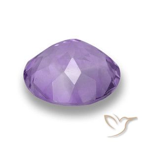 Ametista Tonalidade Violeta Profunda Natural 3.91ct, Redondo, VS