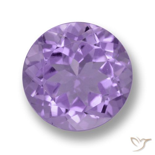 4.10ct Natural Violeta médio Ametista, Redondo, VVS-VS