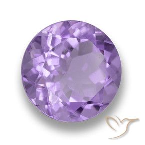 Ametista Violeta médio Natural 4.10ct, Redondo, VVS-VS