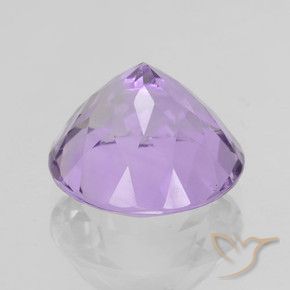 Ametista Violeta médio Natural 4.38ct, Redondo, VVS-VS