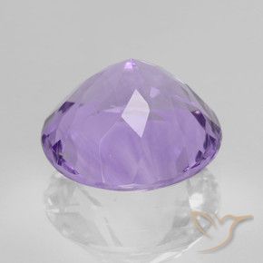 Ametista Violeta médio Natural 4.39ct, Redondo, VVS-VS