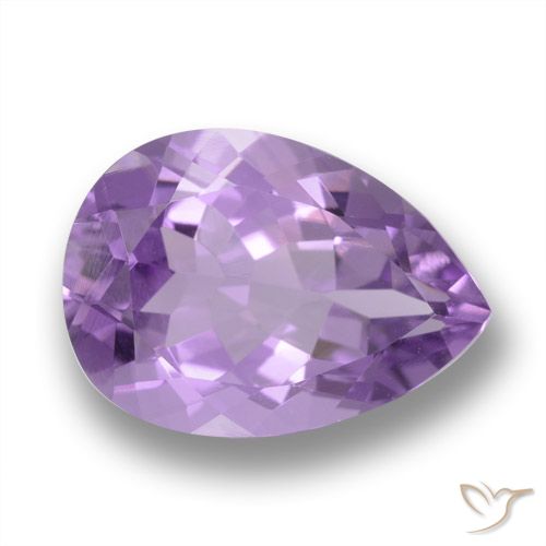 4.84ct Natural Violeta Profundo Ametista, Formato de pêra, VVS