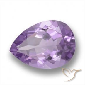 Ametista Violeta Profundo Natural 4.84ct, Formato de pêra, VVS
