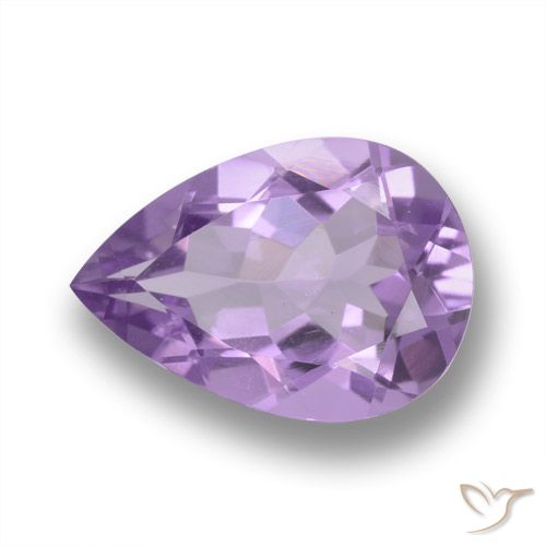 4.07ct Natural Violeta médio Ametista, Formato de pêra, VVS