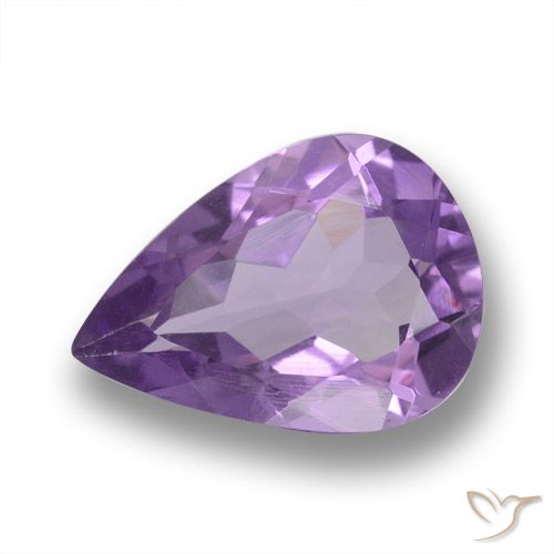 3.98ct Natural Violeta Profundo Ametista, Formato de pêra, VVS-VS