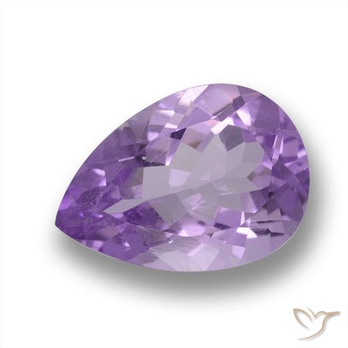 4.69ct Natural Violeta Profundo Ametista, Formato de pêra, VVS