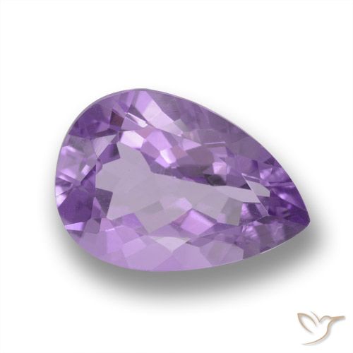 4.31ct Natural Violeta médio Ametista, Formato de pêra, VVS-VS