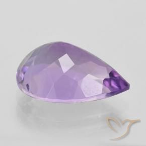 Ametista Violeta Púrpura Natural 4.59ct, Formato de pêra, VVS