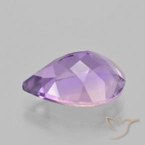 Ametista Violeta médio Natural 4.56ct, Formato de pêra, VVS-VS