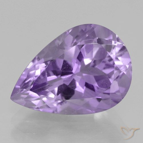 4.91ct Natural Violeta médio Ametista, Formato de pêra, VVS