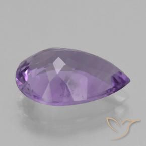 Ametista Violeta médio Natural 4.43ct, Formato de pêra, VVS