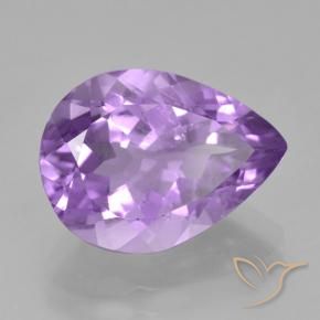 Ametista Violeta médio Natural 4.78ct, Formato de pêra, VVS-VS