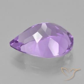 Ametista Violeta médio Natural 4.78ct, Formato de pêra, VVS-VS