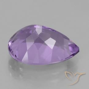 Ametista Violeta Profundo Natural 5.10ct, Formato de pêra, VS