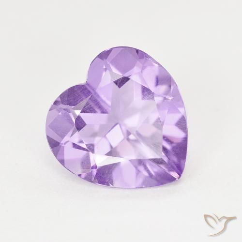 2.85ct Natural Violeta Profundo Ametista, Coração, VS
