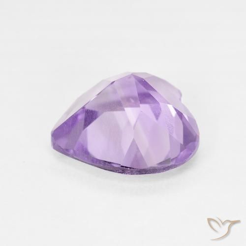 Ametista Violeta Profundo Natural 2.85ct, Coração, VS