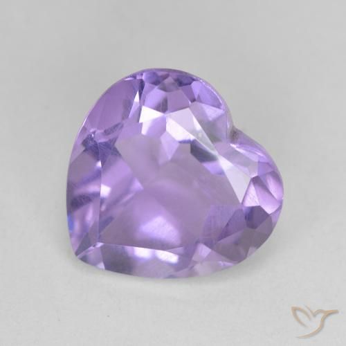 3.02ct Natural Violeta médio Ametista, Coração, VS