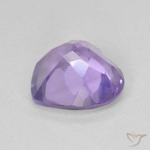 Ametista Violeta médio Natural 3.02ct, Coração, VS