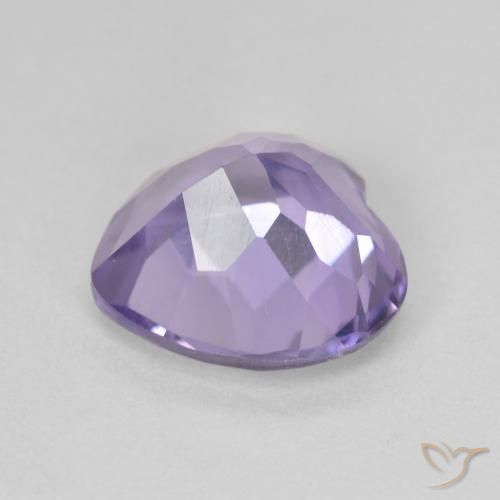 Ametista Violeta médio Natural 3.03ct, Coração, VS