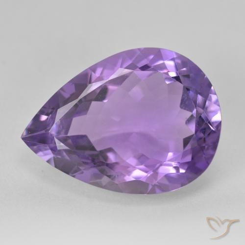 9.65ct Natural Violeta médio Ametista, Formato de pêra, VVS-VS