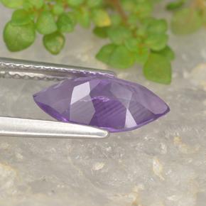 Ametista violeta natural 1,44ct, marquise, VS