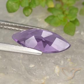 Ametista íris violeta Natural 1.36ct, Marquesa, VS