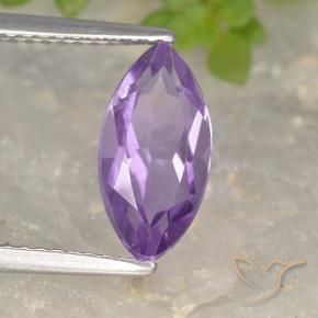 Ametista Violeta Púrpura Natural 1.86ct, Marquesa, VS