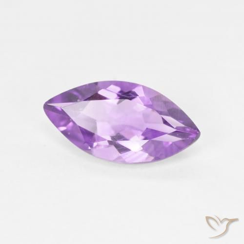 Ametista Violeta médio Natural 1.56ct, Marquesa, VS