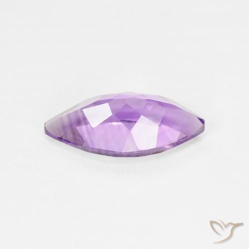 Ametista Violeta médio Natural 1.56ct, Marquesa, VS