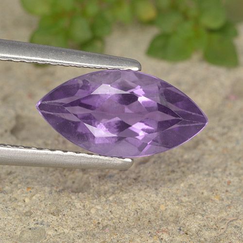 1.77ct Natural Violeta médio Ametista, Marquesa, VS
