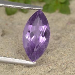 Ametista Violeta médio Natural 1.77ct, Marquesa, VS