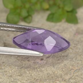 Ametista Violeta médio Natural 1.77ct, Marquesa, VS