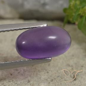 Ametista Violeta médio Natural 2.77ct, oval, Transparente