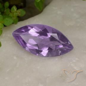 Ametista Violeta médio Natural 1.53ct, Marquesa, VS