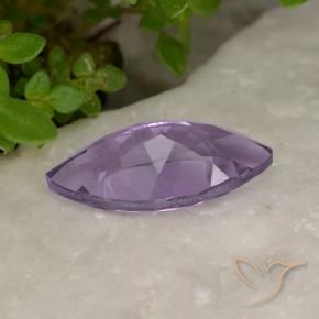 Ametista Violeta médio Natural 1.53ct, Marquesa, VS