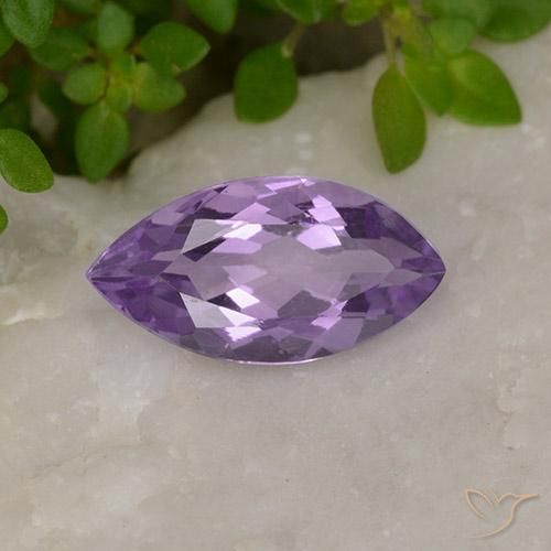 Ametista Violeta médio Natural 1.85ct, Marquesa, VS