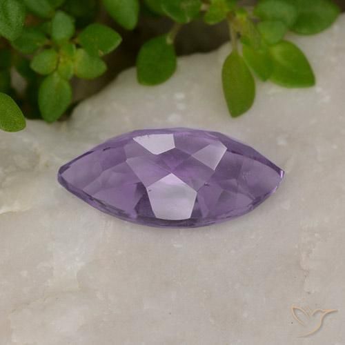 Ametista Violeta médio Natural 1.85ct, Marquesa, VS