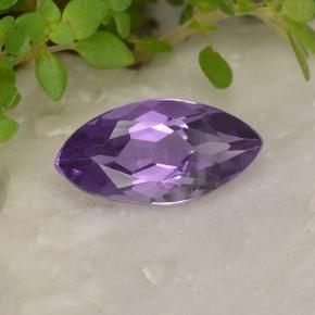 Ametista violeta natural 1,86ct, marquise, VS