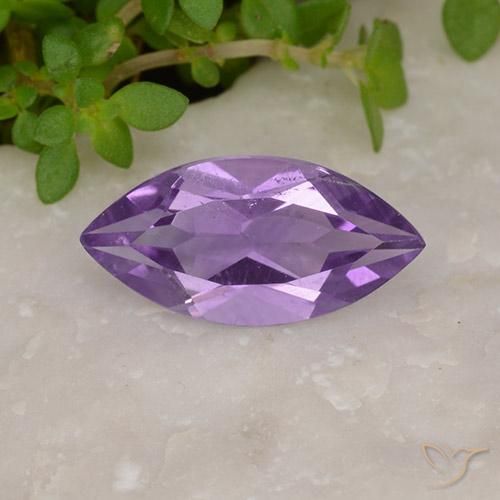1.48ct Natural Violeta Rosado Profundo Ametista, Marquesa, VS