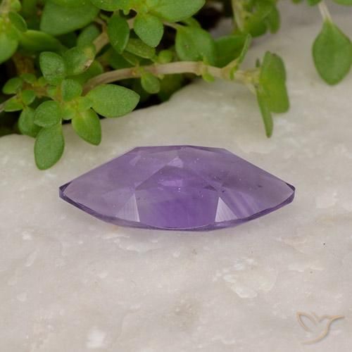 Ametista Violeta Rosado Profundo Natural 1.48ct, Marquesa, VS