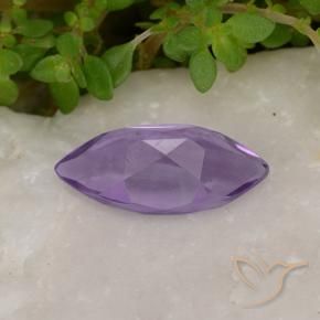 Ametista Violeta médio Natural 1.52ct, Marquesa, VS