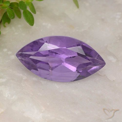 1.77ct Natural Violeta Profundo Ametista, Marquesa, VS