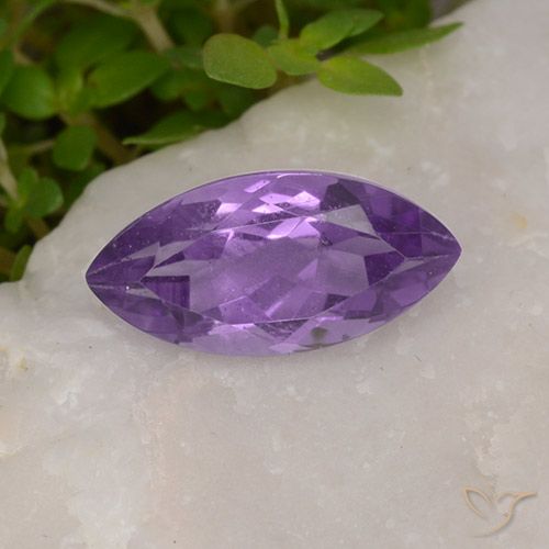 1.94ct Natural Violeta Profundo Ametista, Marquesa, VS