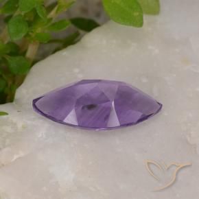 Ametista Violeta médio Natural 1.51ct, Marquesa, VS