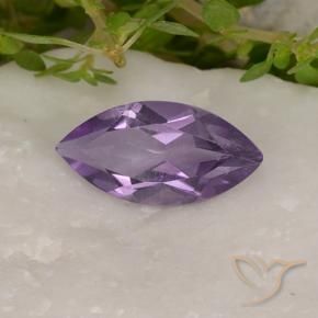 Ametista Violeta médio Natural 1.58ct, Marquesa, VS