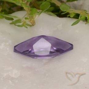 Ametista Violeta médio Natural 1.58ct, Marquesa, VS