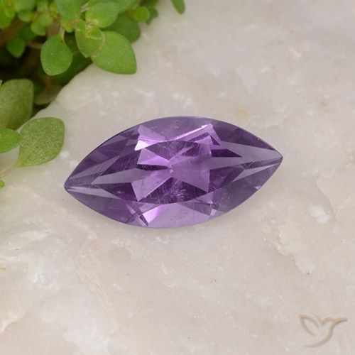 1.70ct Natural Violeta médio Ametista, Marquesa, VS