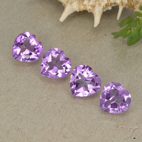 2.65ctw Natural Violeta Púrpura Profundo Ametista, Coração, VVS-VS
